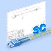 10Gtek OS2/OS1 Double End SC Connector 2 Core Indoor Optical