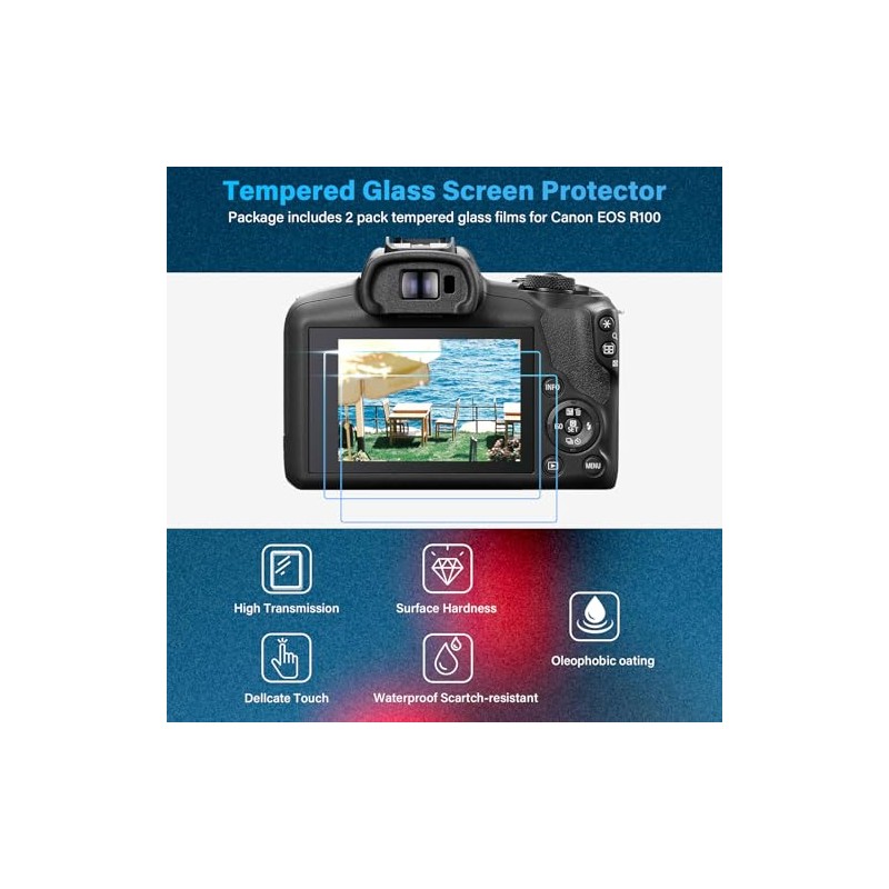Funda protectora para cámara Canon EOS R100, de silicona suave