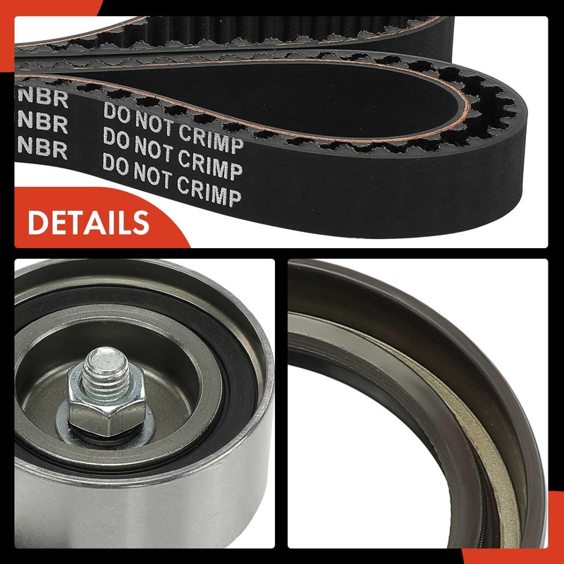 A-Premium Engine Timing Belt Kit Compatible with Honda Accord 2003-2017,