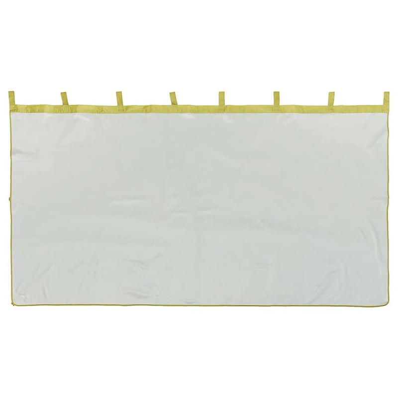 アイメディア 風を通す雨よけベランダカーテン ベランダシート ベランダシェード 幅190cm フルメッシュ 洗濯物干し 遮光 目隠し 日よけ