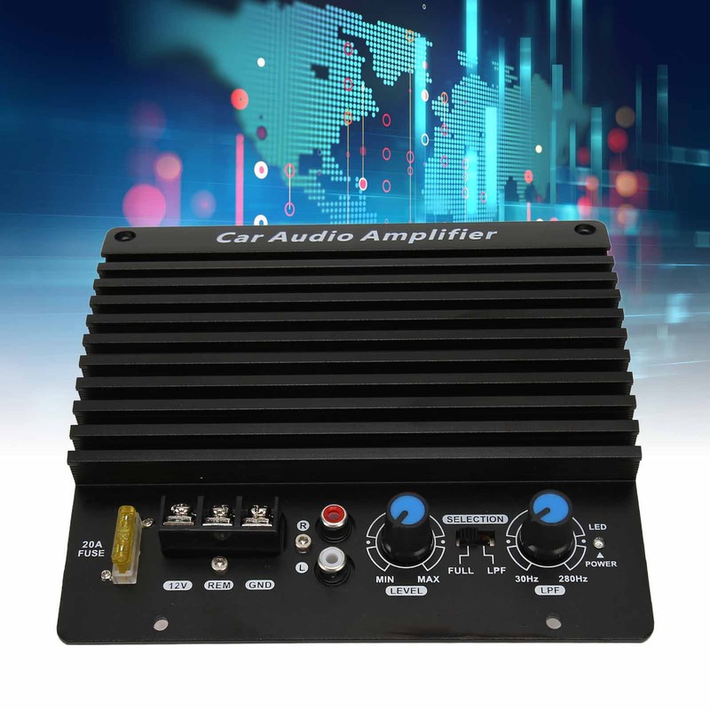 12V Car Amplifier Board High Power Aluminum Alloy Subwoofer Plate