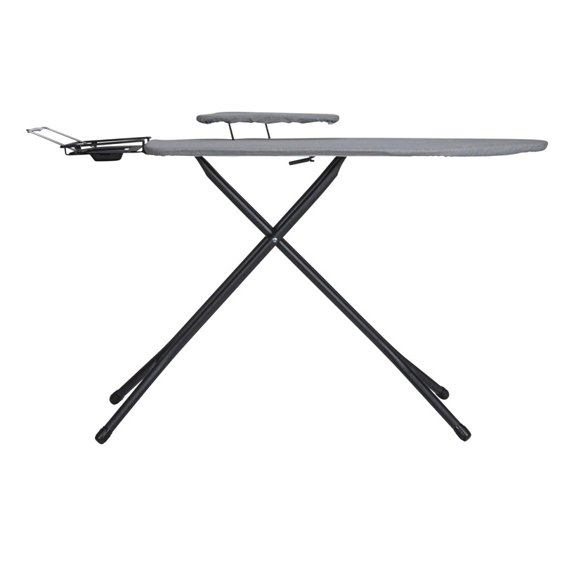 Household Essentials Wide Mega Ironing Board 4-Leg, Steel Top Pressing