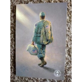 Thomas Kinkade "Heading Home" Art Fridge Magnet NEW 4x5 1/2"