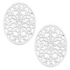 Sumnacon 2 Pcs Oval Cast Iron Trivet - Antique Heat