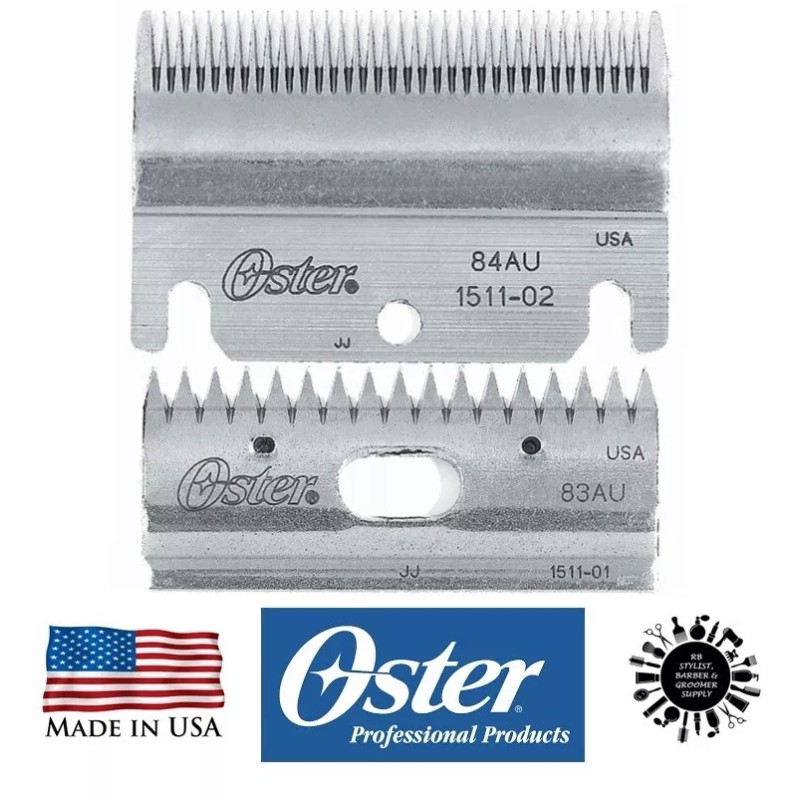 Oster 83AU 84AU BLADE SET for Oster/Stewart CLIPMASTER Clip Master