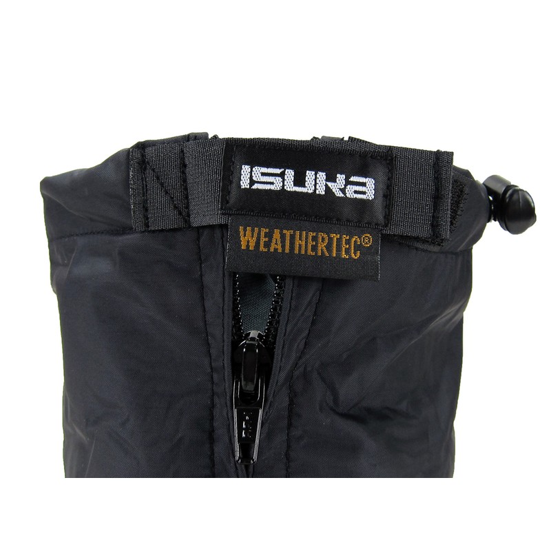 ISUKA 247201 Weathertech Short Spats, Black