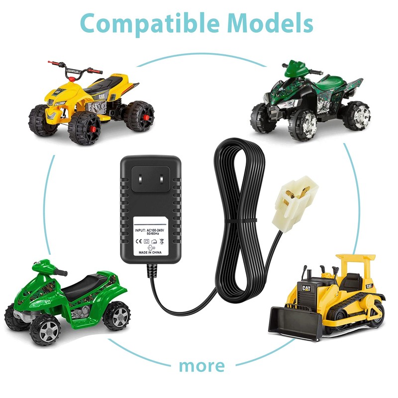 SLLEA 6V AC Adapter Wall Charger for Battery Powered Kid