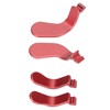 Controller Paddles, 4 Pieces Red Metal Stainless Steel Paddles Hair