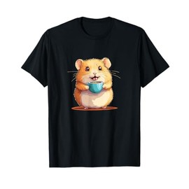 Teatime Hamster with Cute Cup Outfit T-Shirt