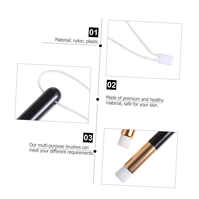 PACKOVE 2PCS Mascara Wands Eyelash Brush Premium Cosmetic Brushes for