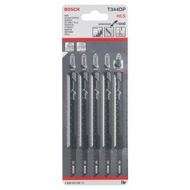 Bosch T-344DP 5 Piece Jigsaw Blade for Carpentry