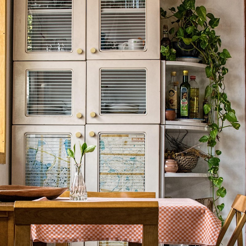 KOPPALIVE 10-Pack Solid Brass Kitchen Cabinet Knobs, Modern Gold Drawer