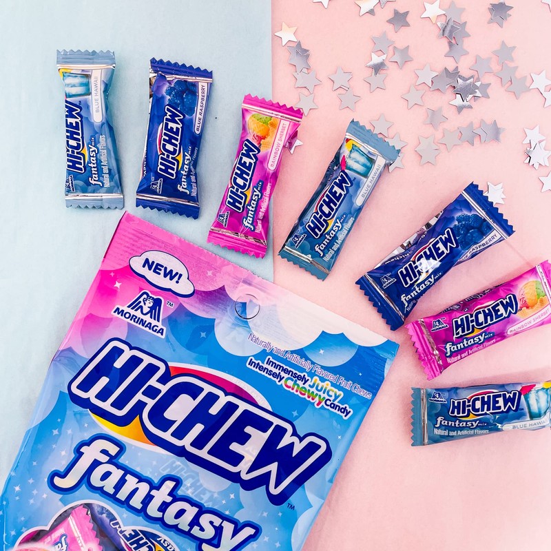 Hi Chew Candy Fantasy Mix - Rainbow Sherbet, Blue Hawaii,