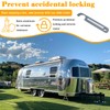 TOVOP auto Left Travel Trailer Slide Lock/metal/Trailer lock Compatible with