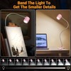 Reading Light, 3 Modes & 10 Brightness Clip on Light,
