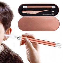 LED earpick tweezers set earwax ear picker postnasal DD-13235 2ea