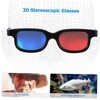 Parliky 10Pcs Red Lens Viewing Glasses for Movies Gaming and