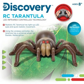 Discovery RC Tarantula Spider Remote Control Toy with Glowing Eyes for Kids