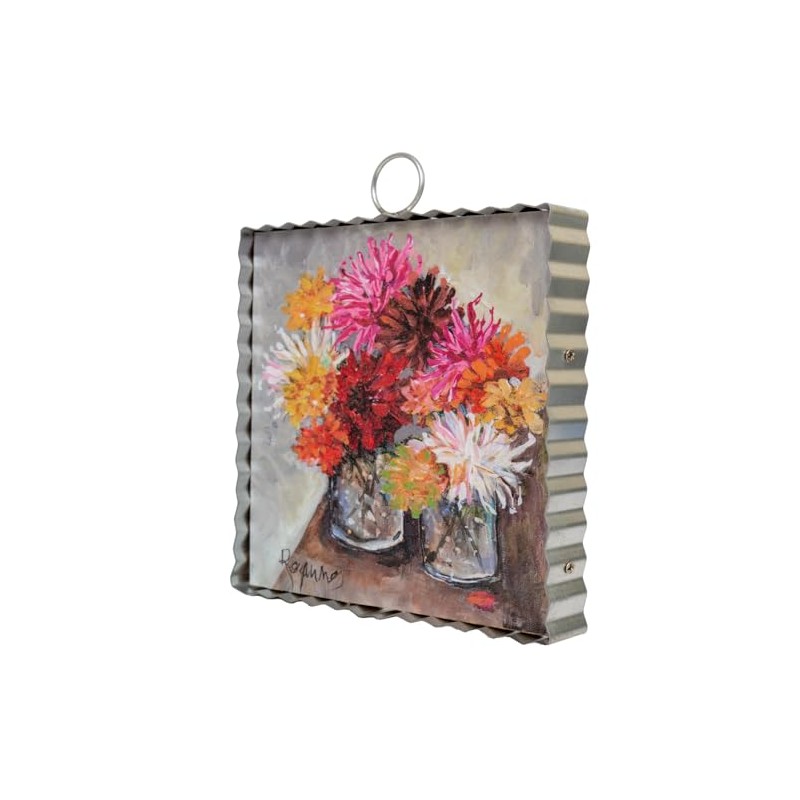 The Round Top Collection (Mini Gallery Jar of Zinnia's)