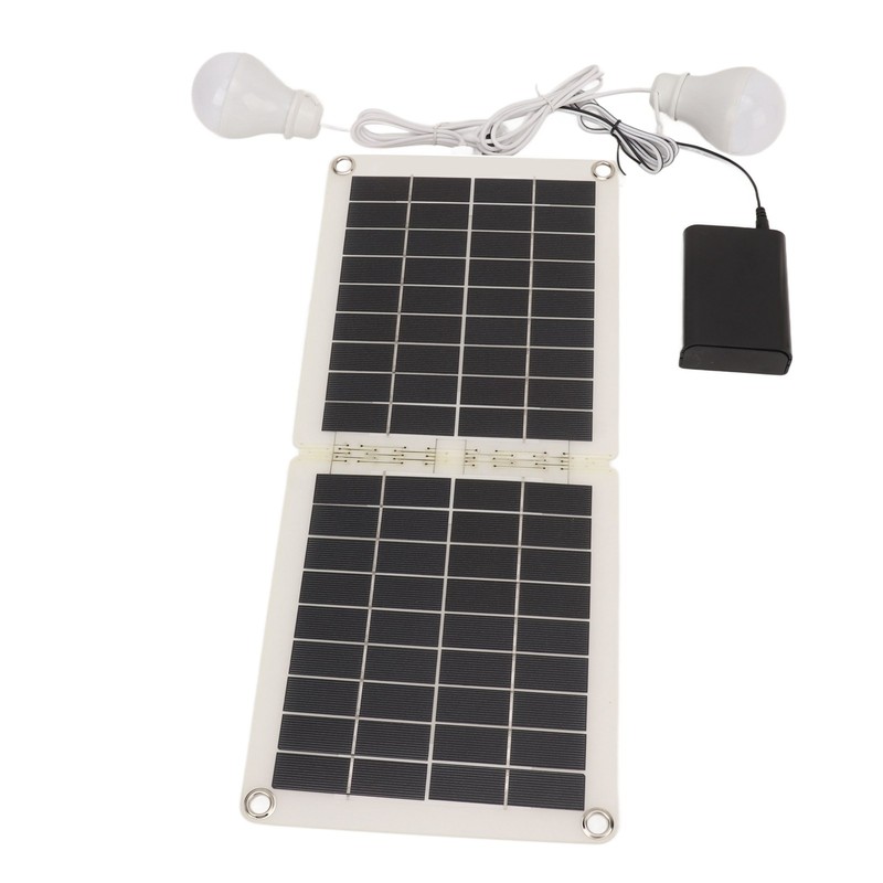 Solar Light Bulbs 60W Solar Powered Portable Camping Light with