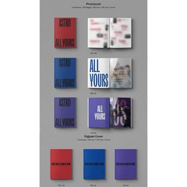 Astro All Yours 2nd Full Album Me Version CD+1p Folding Poster On Pack+104p PhotoBook+6p Accordion Postcard+1p Message Card+2p PhotoCard+Message PhotoCard Set+Tracking Kpop Sealed