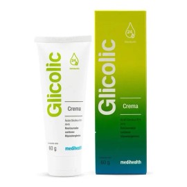 Glicolic Crema Hidratante Facial y Restaurador Cutáneo Ácido Glicólico 10% - 60 gr