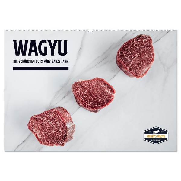 WAGYU (Wall Calendar 2026 DIN A2 Landscape), CALVENDO Monthly Calendar: