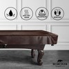 BEARCOVER Heavy Duty Leatherette Billiard Pool Table Cover, Waterproof &