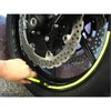 Keiti Motorcycle Reflective Wheel Stripe with Dispenser Fluorescent Yellow WS800FY