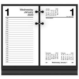 AT-A-GLANCE 2020 Daily Desk Calendar Refill, 3-1/2" x 6", Desk Size, Loose Leaf (E7175020)