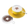 Westmark Dekorierschablonen-Set, 3-tlg., 3 verschiedene Motive, Cappuccino, ø 10 cm,