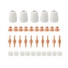 CONGNI 35PCS Plasma Cutter Consumables,PT31 Plasma Torch Cutting Consumables。