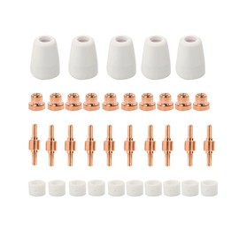 CONGNI 35PCS Plasma Cutter Consumables,PT31 Plasma Torch Cutting Consumables。