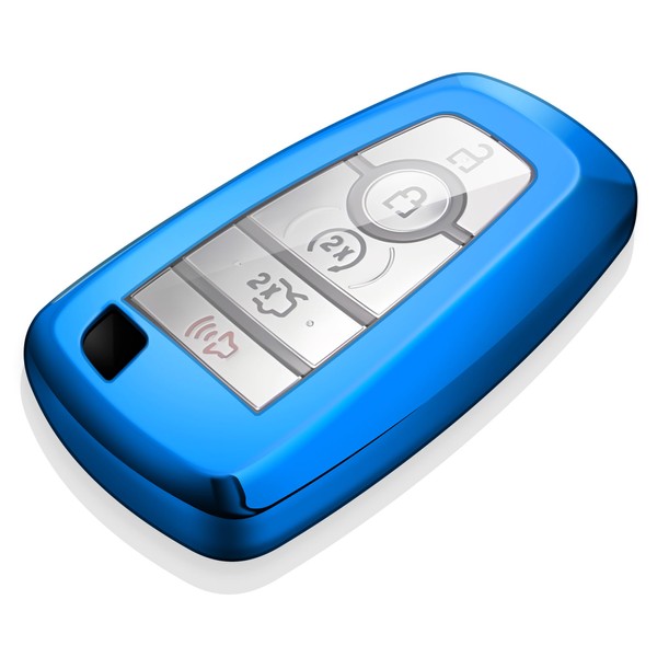Tukellen for Ford Key Fob Cover, Premium TPU Plated Case