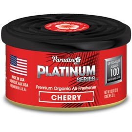 Paradise Air Platinum Can Car Air Freshener, 12 Pack Assorted Scents Mix, 100-Day Long-Lasting Organic Odour Eliminator Fragrance for Car, Home or Office