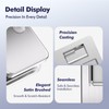 Glass Clamp－4 PCS Adjustable Glass Shelf Bracket, 1/4 " 5/16"