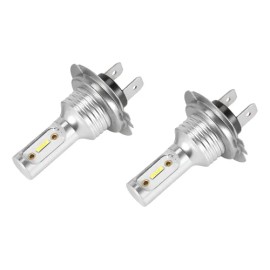 2 Luces Led H7 De 6000 K Superblancas, 110 W Y 8000 Lúmenes.