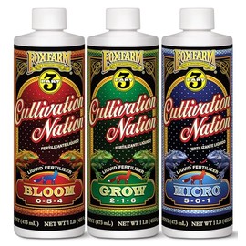 FoxFarm Cultivation Nation Trio- Bloom, Grow, Micro- 1 Pint
