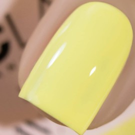 Vishine Nail Gel Polish, 15ml Soak Off Nail Gel Polish Nail Art Manicure Salon DIY at Home UV LED Light Required - Bright Pastel Yellow