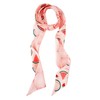 GERINLY Watermelon Slim Neck Scarf Belt for Summer Style Satin