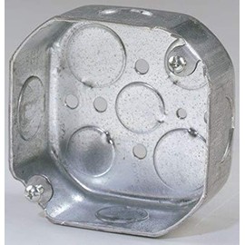 Hubbell Raco 127 4" Octagon Box With Knockouts