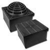 Polylok 12"x12" Square Catch Basin Kit (Black Grate)