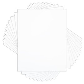 11x14 White Matboards, Backer Boards for Pictures and Frames (10 Pack)