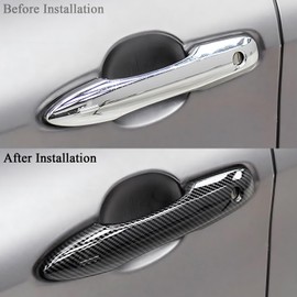 Zacxoxsr - Protector de manija de puerta de coche sin calcomanía compatible con Toyota 2018 2019 2020 2021 2022 2023 2024 2025 Camry 2019-2024 Corolla 2019-2022 Avalon 2016-2022 Prius 2020--Accesorios