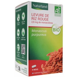 Naturland Red Rice Yeast Organic 120 Vegecaps