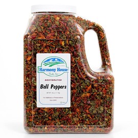 Harmony House Foods Dehydrated Mixed Bell Peppers (36 oz, Gallon Jug)