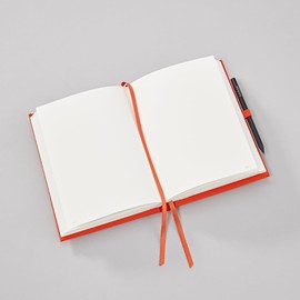 Grand Voyage orange +++ 152 sheets hand made paper (blank) +++ stylish TRAVEL DIARY +++ Quality made by Semikolon