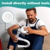 WeddHuis Pack of 5 Heating Pipe Rosette Folding Pipe Cover