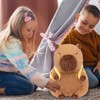 Ditucu Cute Capybara Plush with Bee Backpack Kawaii Capibara Stuffed