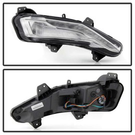 ACANII - For 2019-2022 Chevy Malibu Bumper Factory Style Turn Signal Light w/LED DRL Driving Fog Lamp RH Passenger Side